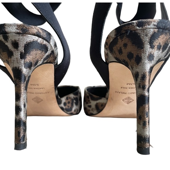 Antonio Melani Leopard Print Heels Size 9.5 - Picture 10 of 14